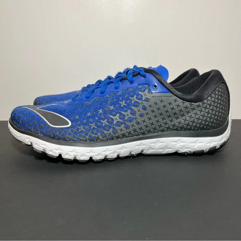 BROOKS Shoes Mens Size 9 M PureFlow 5 Blue Running Sneakers - Picture 3 of 9